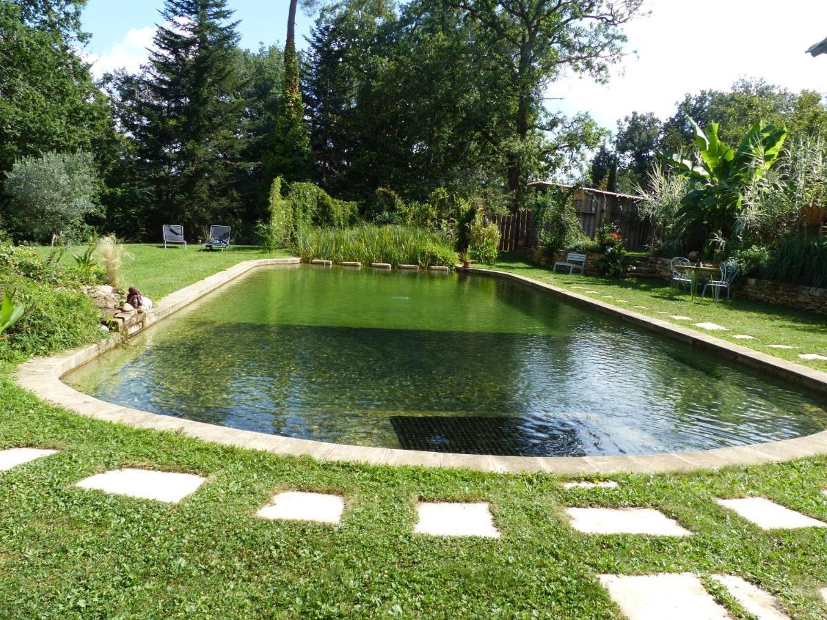 Maison De Charme, Piscine Naturelle Dordogne Perigord Prats-du-Périgord Kültér fotó