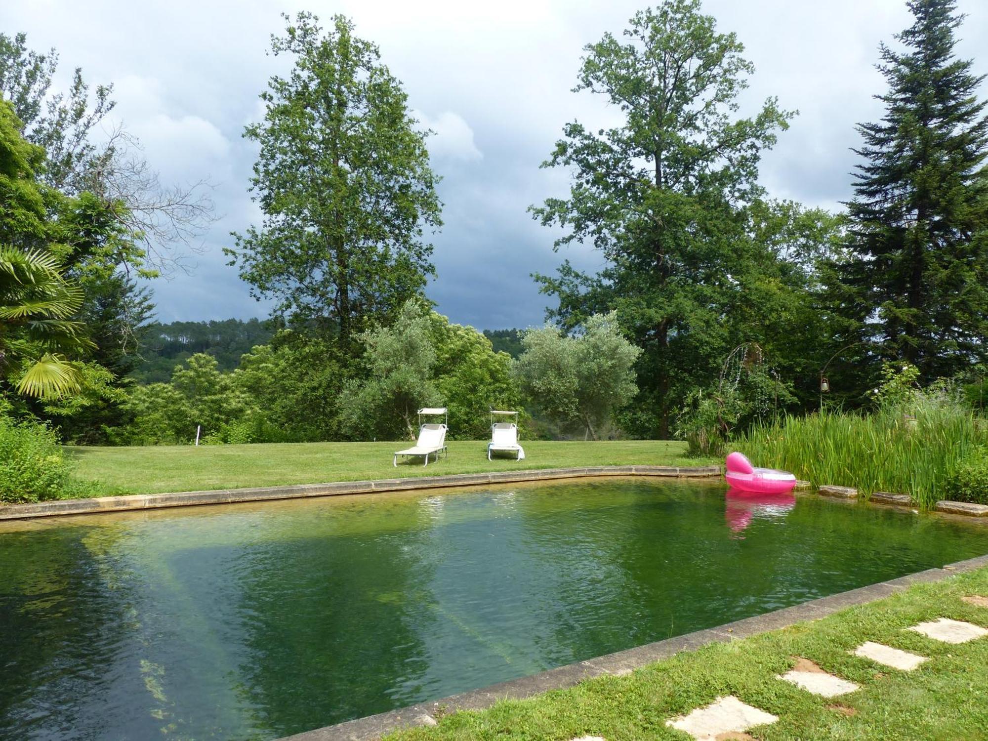 Maison De Charme, Piscine Naturelle Dordogne Perigord Prats-du-Périgord Kültér fotó